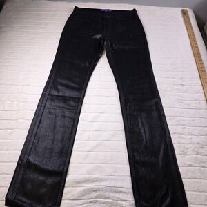 Ralph Lauren Purple Label Shilah Foiled Super Slim Denim Jeans Womens‎ 30* $990